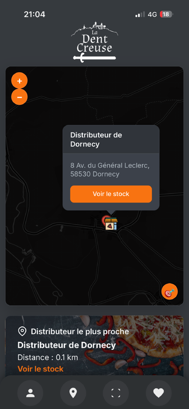 Application La Dent Creuse
